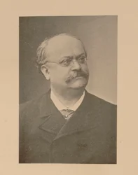 Porträtt av kompositören Charles Lecocq 1832-1918.