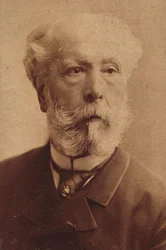 Porträtt av kompositören Édouard Lalo 1823-1892, ca 1885.