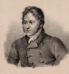 Porträtt av tonsättaren Johann Bernhard Logier 1777-1846.