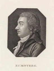 Porträtt av kompositören Johann Rudolf Zumsteeg 1760-1802 , ca. 1800.