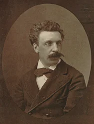 Porträtt av kompositören Victorin de Joncières 1839-1903.