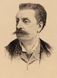 Porträtt av kompositören Victorin de Joncières 1839-1903.