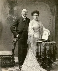 Porträtt av ledaren för församlingen av Moskvaadeln Pyotr Basilevsky 1855-1920