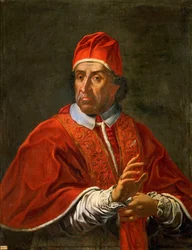 Porträtt av påven Clemens XI, efter 1700.