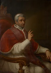 Porträtt av påven Gregorius XVI 1765-1846, ca. 1840.