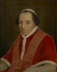 Porträtt av påven Pius VII 1742-1823, 1810-talet.