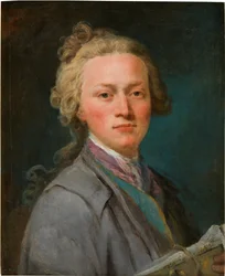 Porträtt av kompositören André Ernest Modeste Grétry 1741-1813, andra hälften av 1700-talet.