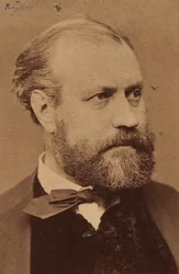 Porträtt av kompositören Charles Gounod 1818-1893, ca. 1870.