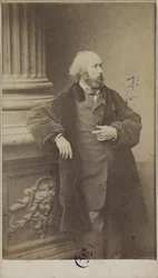 Porträtt av kompositören Félicien David 1810-1876, 1861.