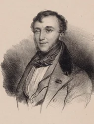 Porträtt av kompositören Friedrich Kalkbrenner 1785-1849.