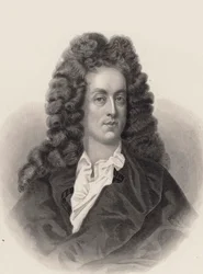 Porträtt av kompositören Henry Purcell 1659-1695.