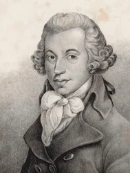 Porträtt av kompositören Ignace Pleyel 1757-1831.