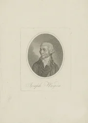 Porträtt av kompositören Joseph Haydn 1732-1809, 1800-talet.