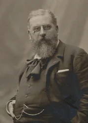Porträtt av kompositören Raoul Pugno 1852-1914, ca. 1900-1910.