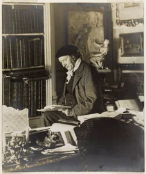 Porträtt av dramatikern Victorien Sardou 1831-1908.