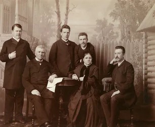 Porträtt av familjen Sophia Perovskaya, 1860-talet