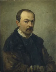Porträtt av målaren Pavel Andreyevich Fedotov 1815-1852, före 1852