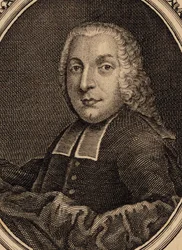 Porträtt av poeten och librettisten Pietro Metastasio 1698-1782.