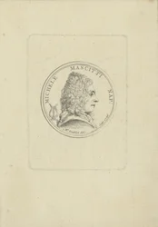 Porträtt av violinisten och kompositören Michele Mascitti 1663-1760, 1726.