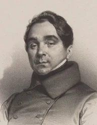 Porträtt av violinisten och kompositören Philippe Musard 1792-1859.