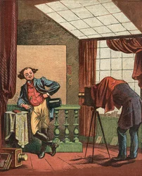 Porträttfotografers studio, 1871