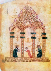 Presentation av Jesus i templet, 1200-talet