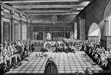 Presentation av sheriffer i Westminster, London, c1920