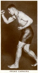 Primo Carnera, italiensk boxare, 1938
