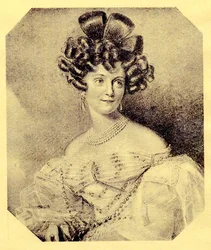 Prinsessan Carolyne zu Sayn-Wittgenstein, född Iwanowska 1819-1887, 1840-talet