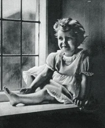 Prinsessan Margaret på St Pauls Waldenbury, Hampshire, 1932