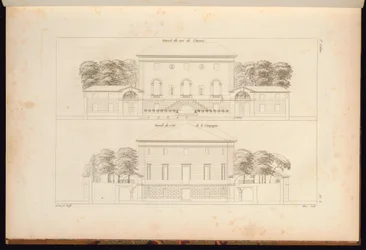 Tryck, Samling av civil arkitektur ..., 1806–12