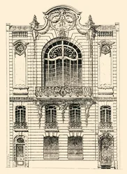 Privat hus i Paris, 1903.