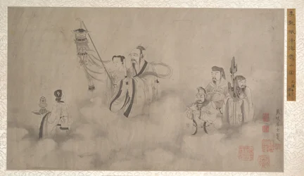 Procession av Arhats.