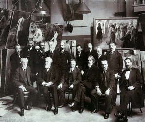 Professorer vid Ryska konstakademin, 1913