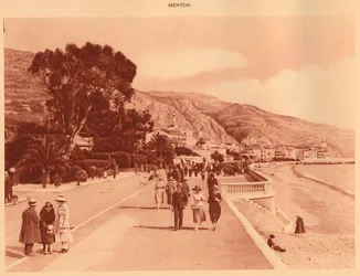 Promenade du Midi, Menton, 1930.