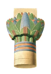 Ptolemaisk huvudstad, Edfu, Egypten, 1928.