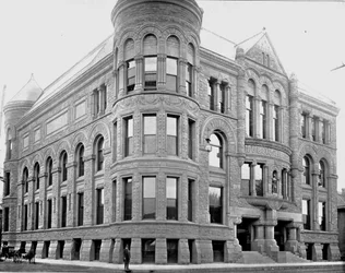 Public Library Building, Minneapolis, Minnesota, USA, c1900.