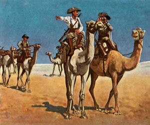 Jag förföljer Simon-Copper-Hottentotts i Kalahariöknen, 16 mars 1908, 1936.
