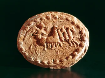 Quadriga, Kerkouane, Tunisien, 300-talet f.Kr