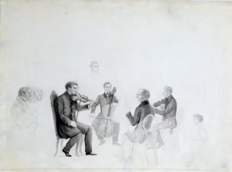 Kvartett, 1840-talet.
