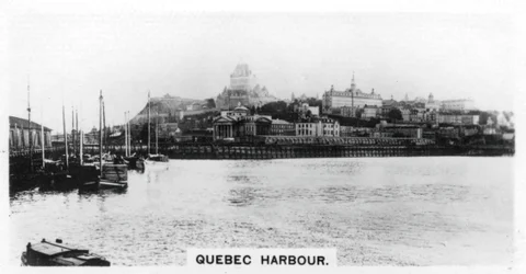 Quebec Harbour, Kanada, c1920-talet
