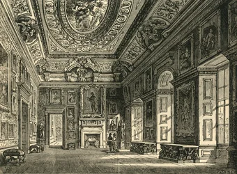Drottning Carolines salong, Kensington Palace, c1876.