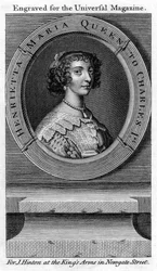 Drottning Henrietta Maria, drottninggemål till Karl I