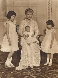 Queen Mary-farmor, Sandringham, januari 1936 1937