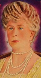Queen Mary, gemål till kung George V, 1935