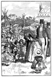 Drottning Victoria och Prins Albert vid en fest i Coburg, Tyskland, c1840-talet, 1900