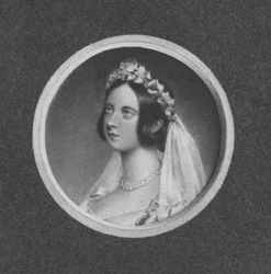 Drottning Victoria vid tiden för sitt äktenskap, 1901.