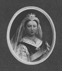 Drottning Victoria i statliga dräkter, 1901.