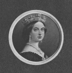 Drottning Victoria i sitt fjärde decennium, 1901.