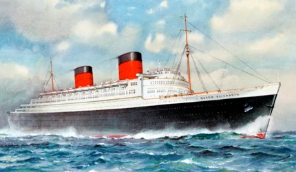 RMS Queen Elizabeth, Cunard ocean liner, 1900-talet
